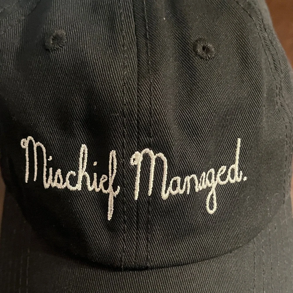 Harry Potter Mischief Managed Cap